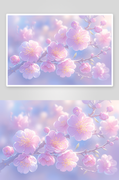 数字艺术花卉背景图片