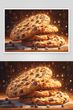 数字艺术美味饼干