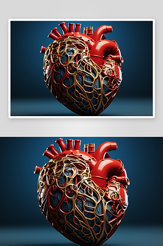 数字艺术心脏器官