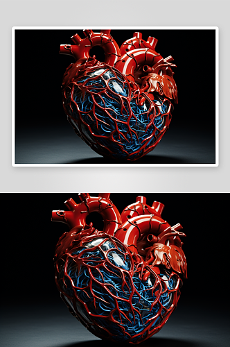 数字艺术心脏器官