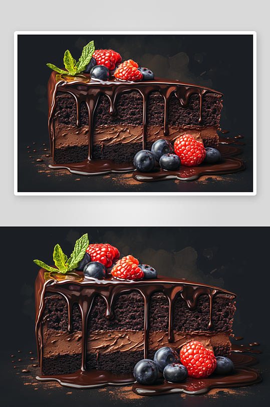 数字艺术美味蛋糕图片