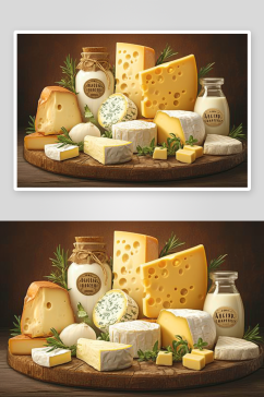 数字艺术美味奶酪