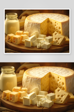 数字艺术美味奶酪