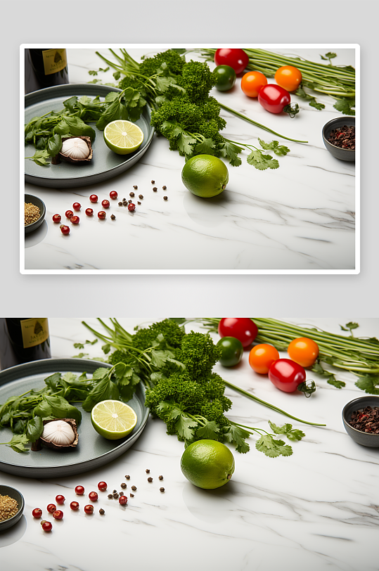 数字艺术蔬菜背景图片