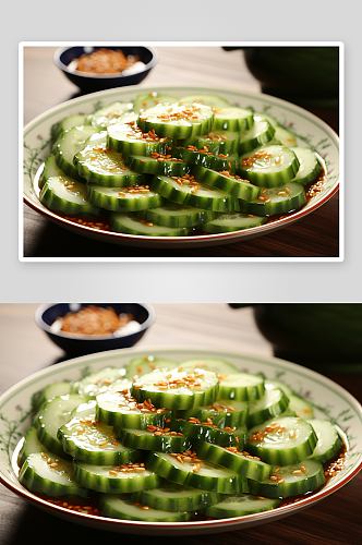 数字艺术拍黄瓜食物图片