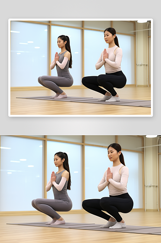 数字艺术瑜伽健身图片
