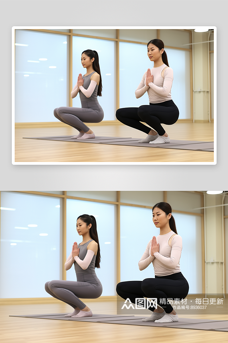 数字艺术瑜伽健身图片素材