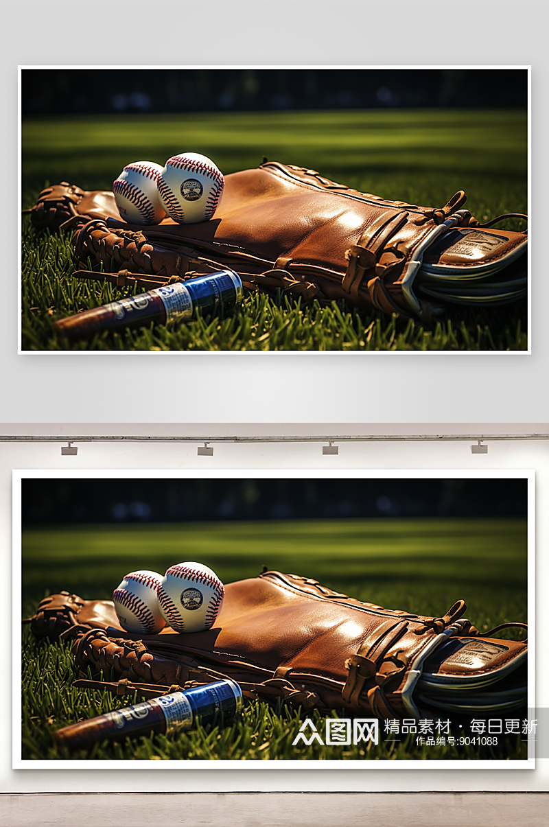 数字艺术棒球运动图片素材