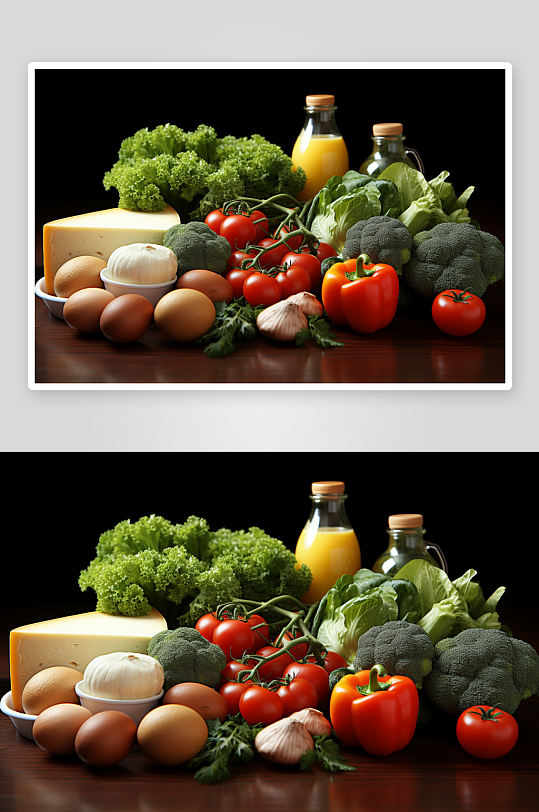 丰富营养的果蔬蔬菜