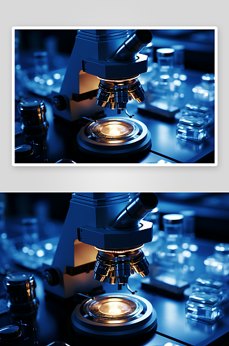 实验使用的显微镜