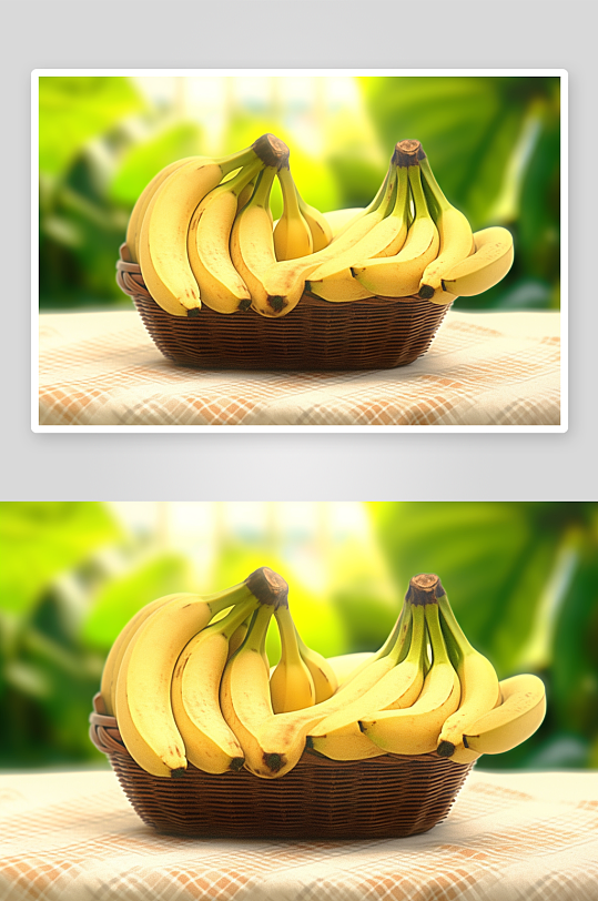 美味新鲜的香蕉水果