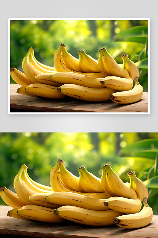 美味新鲜的香蕉水果