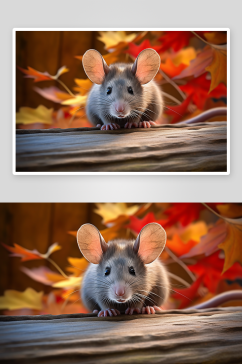 可爱的小老鼠背景