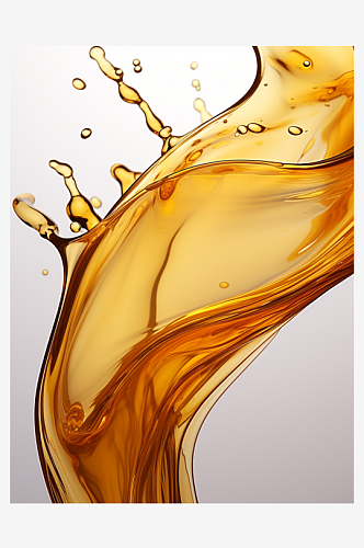 金黄色动感液体背景