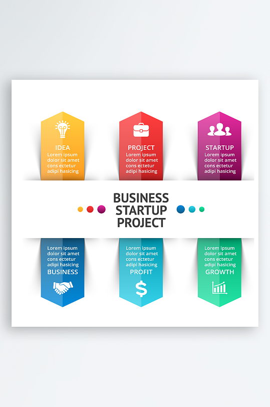 创意大气图表数据信息元素