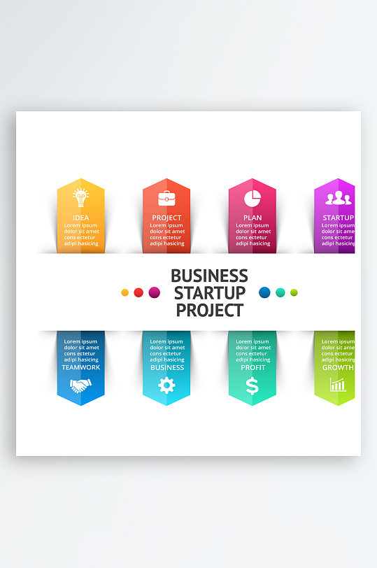 创意大气图表数据信息元素