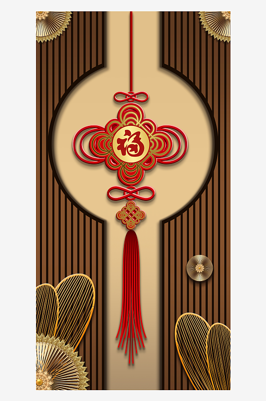 大气中式玄关装饰画