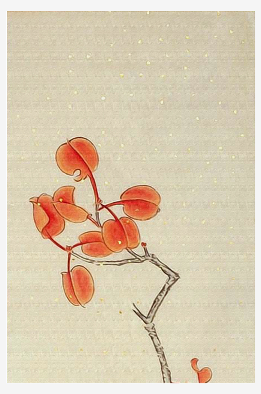 创意复古唯美花卉植物装饰画