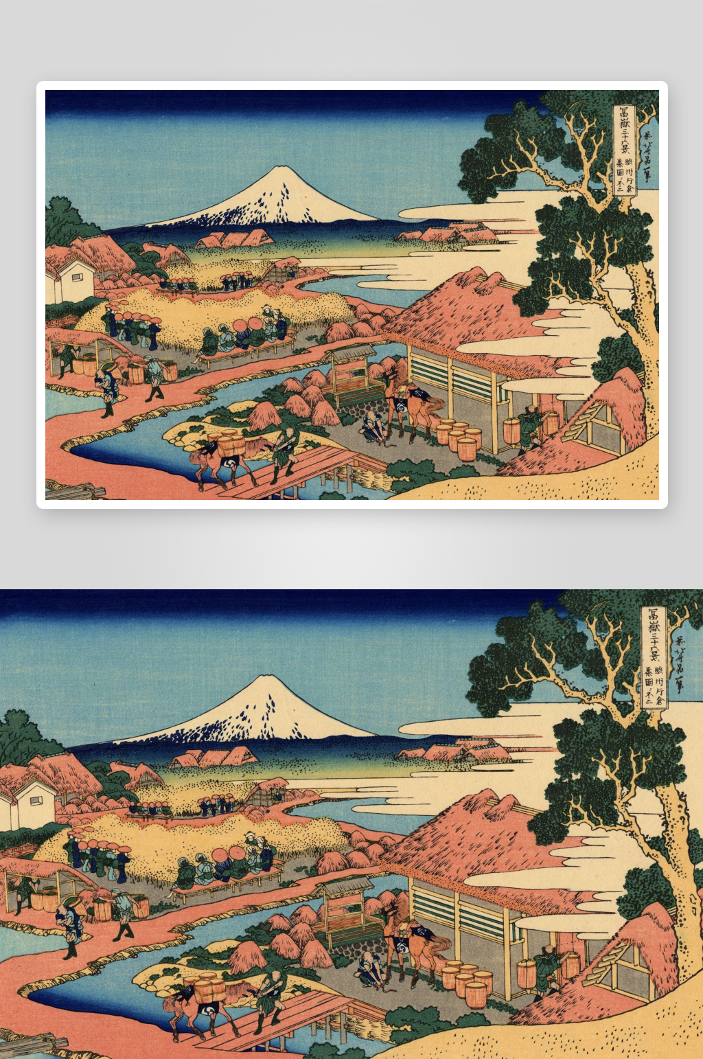 高清浮世绘绘画摄影素材