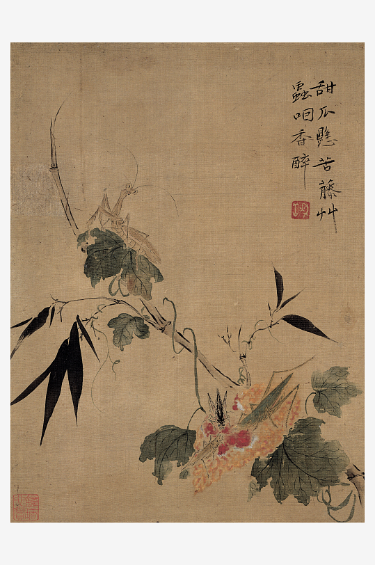 创意高清花鸟装饰画-众图网