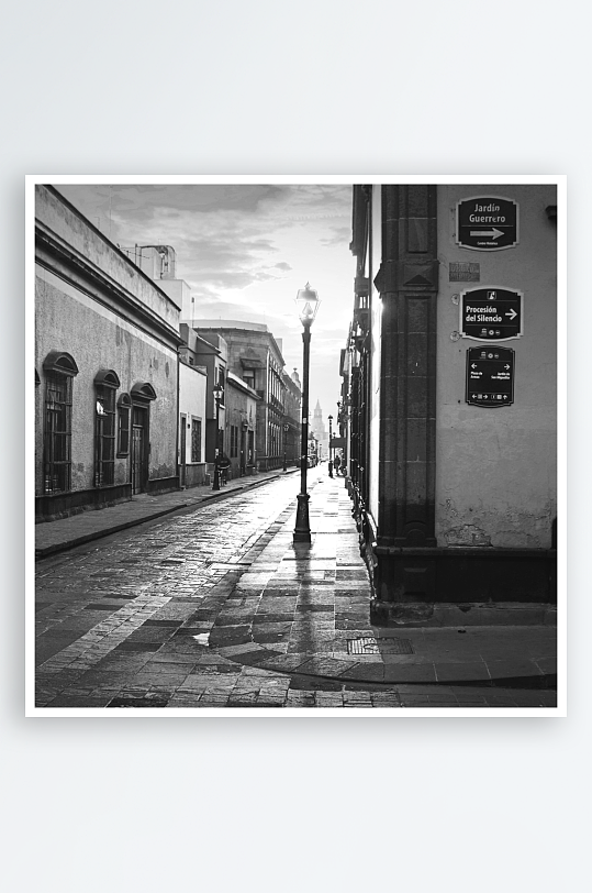 创意高清人物黑白装饰画-众图网