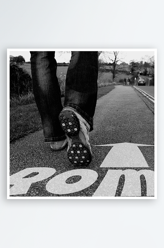 创意高清人物黑白装饰画-众图网