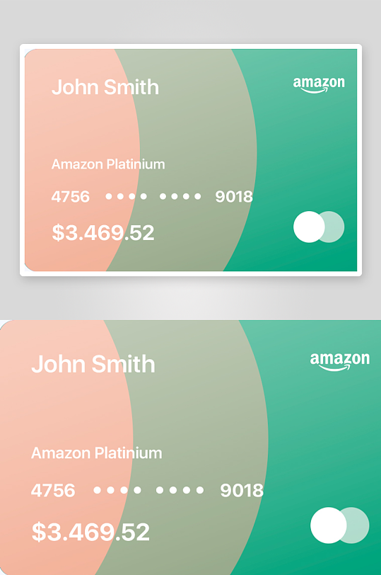 创意大气会员卡片模板设计-众图网