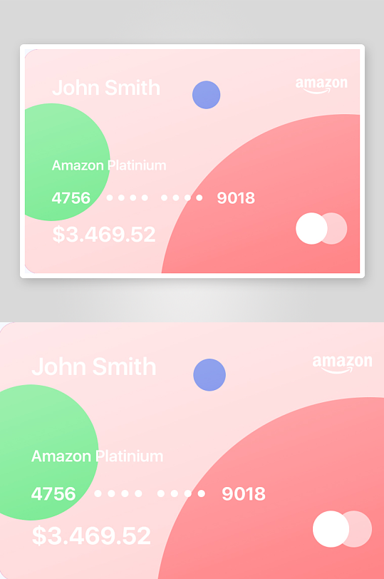 创意大气会员卡片模板设计-众图网