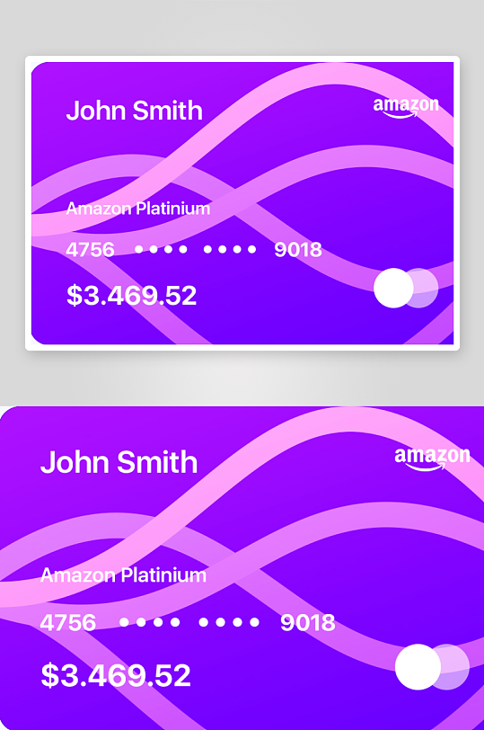 创意大气会员卡片模板设计-众图网