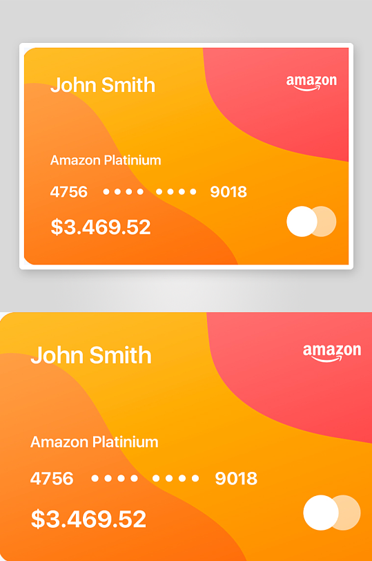 创意大气会员卡片模板设计-众图网