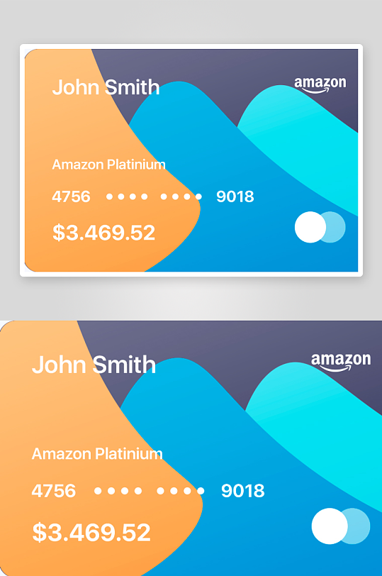 创意大气会员卡片模板设计-众图网