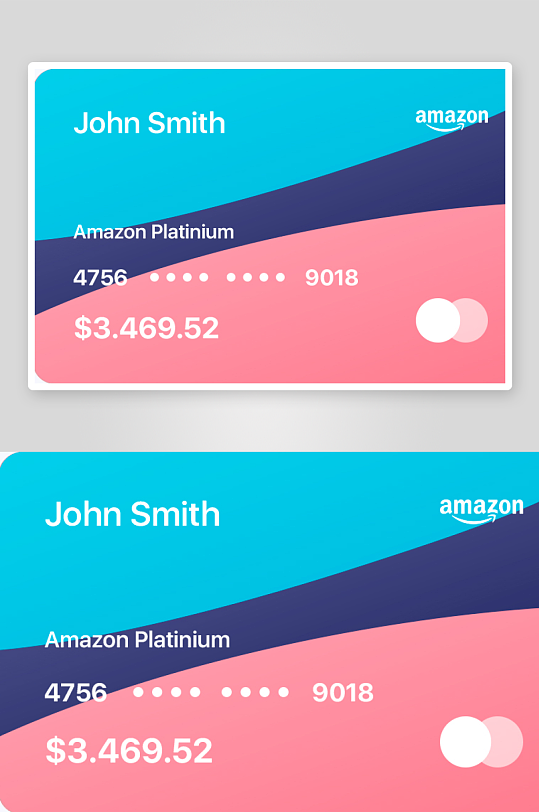 创意大气会员卡片模板设计-众图网