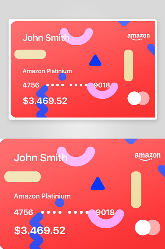 创意大气会员卡片模板设计-众图网