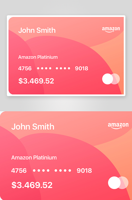 创意大气会员卡片模板设计-众图网