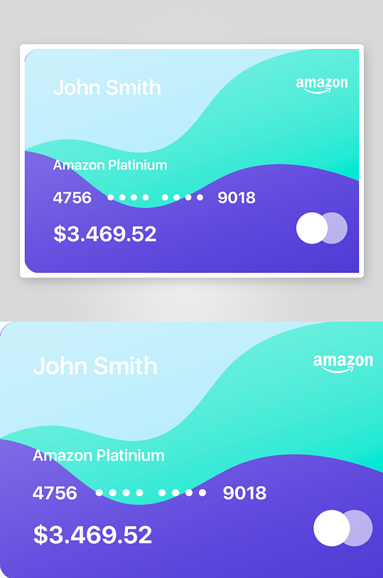 创意大气会员卡片模板设计-众图网