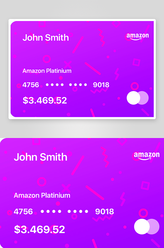 创意大气会员卡片模板设计-众图网