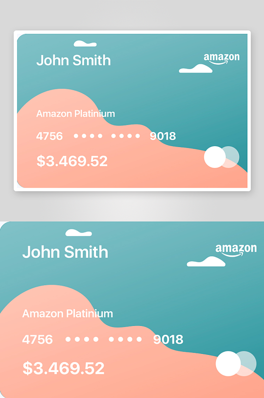 创意大气会员卡片模板设计-众图网