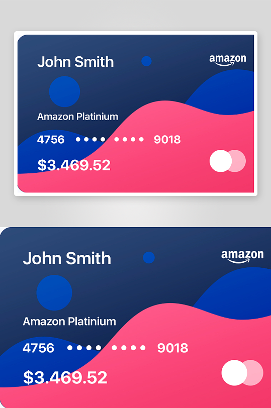 创意大气会员卡片模板设计-众图网