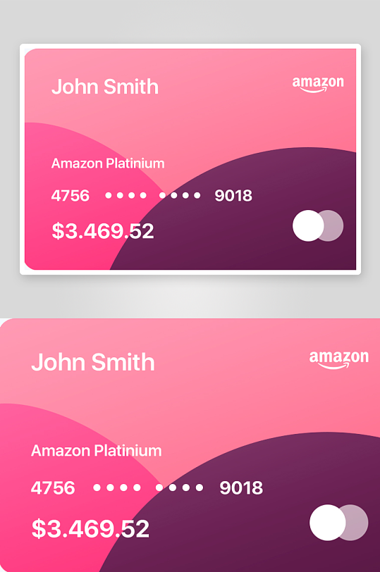 创意大气会员卡片模板设计-众图网