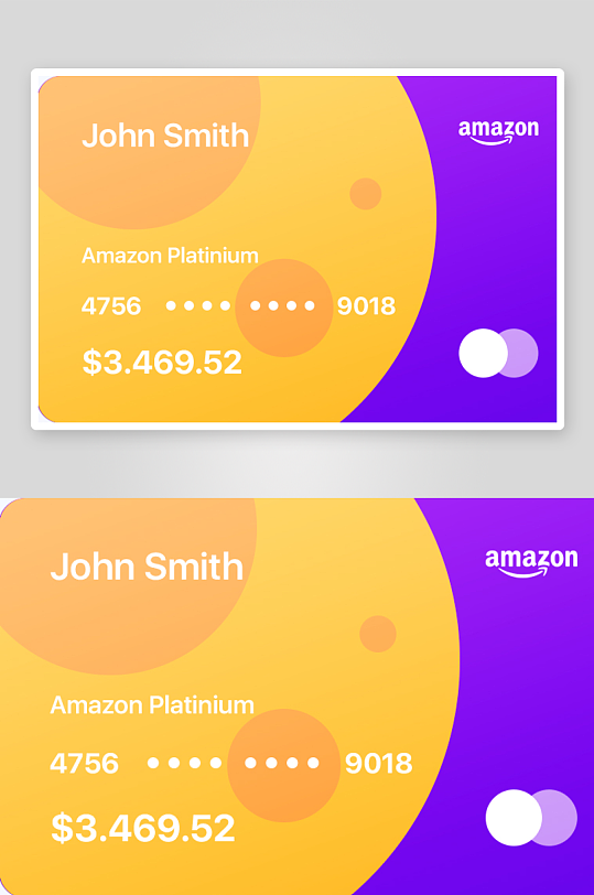 创意大气会员卡片模板设计-众图网