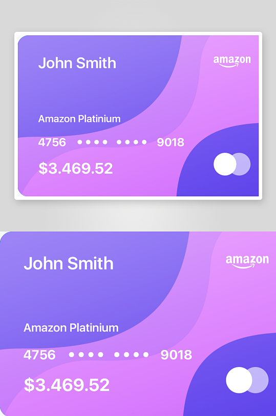 创意大气会员卡片模板设计-众图网
