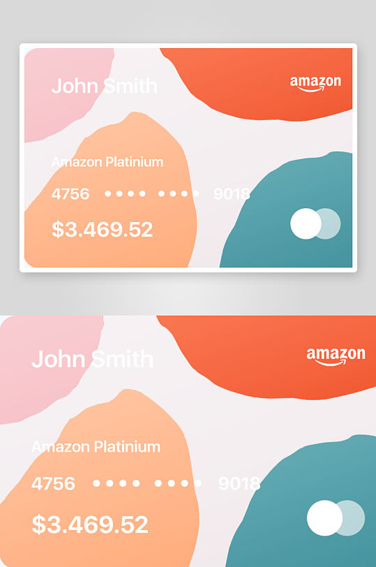 创意大气会员卡片模板设计-众图网