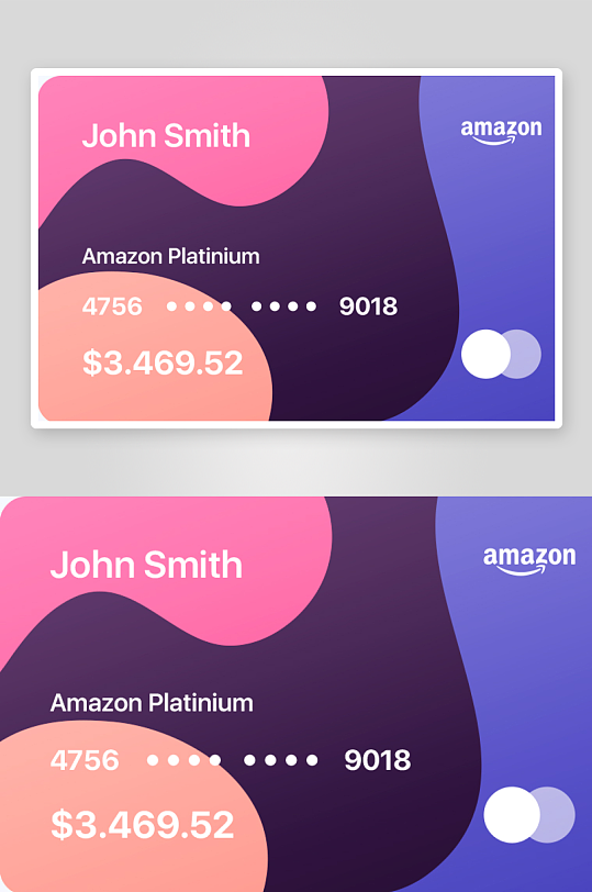 创意大气会员卡片模板设计-众图网