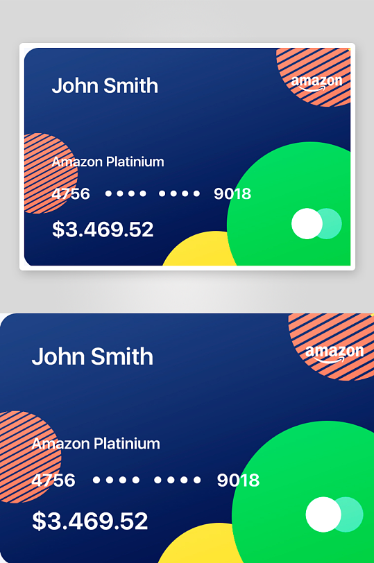 创意大气会员卡片模板设计-众图网