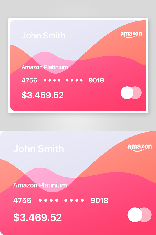 创意大气会员卡片模板设计-众图网