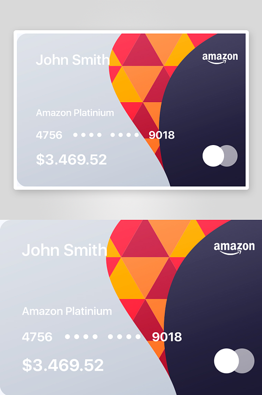 创意大气会员卡片模板设计-众图网