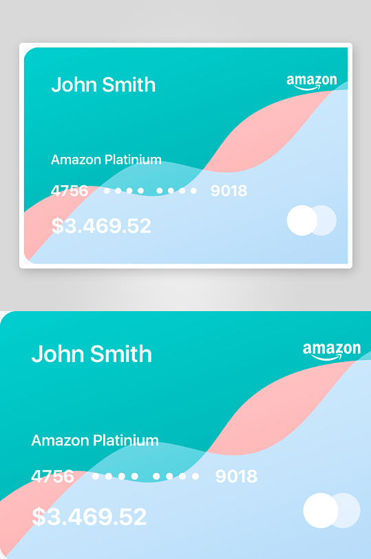 创意大气会员卡片模板设计-众图网