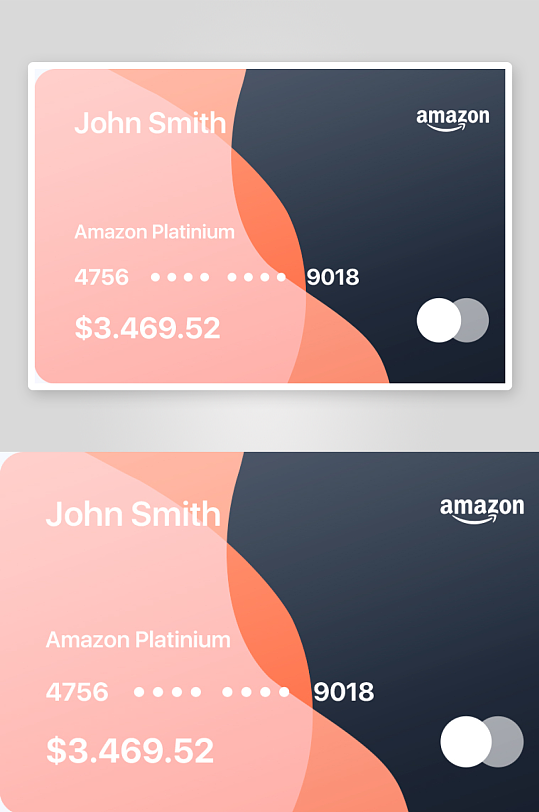 创意大气会员卡片模板设计-众图网