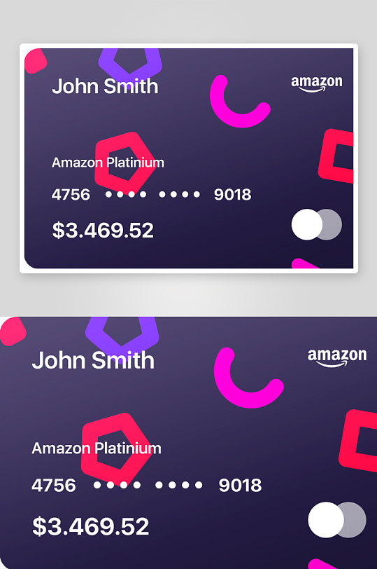 创意大气会员卡片模板设计-众图网