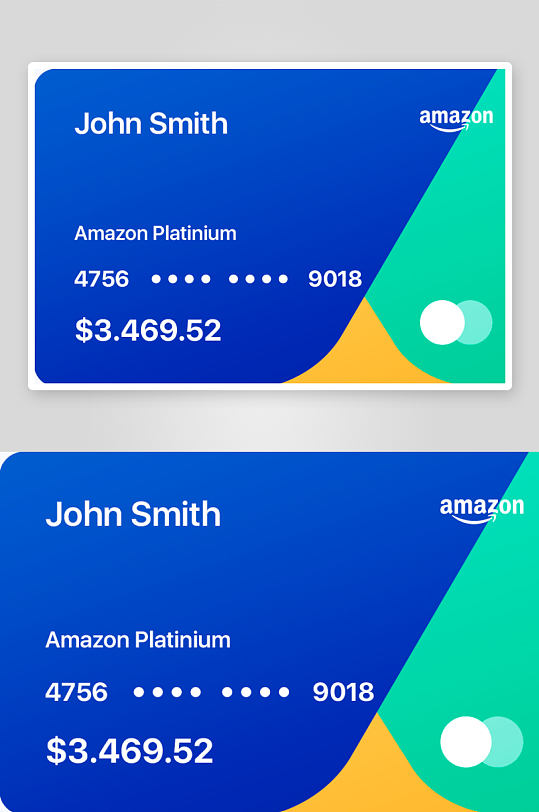 创意大气会员卡片模板设计-众图网